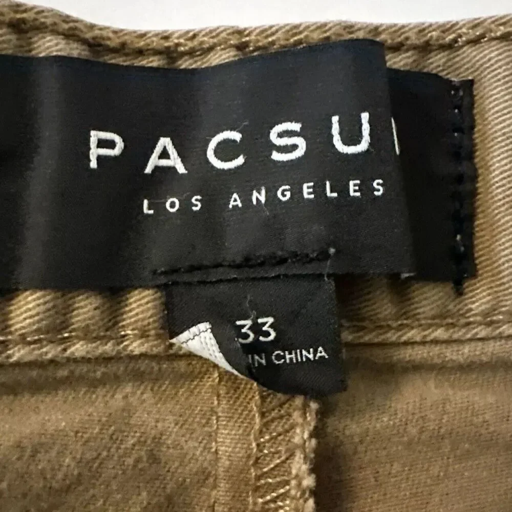 Pacsun Shorts Mens 33 Medium Wash Regular Fit Gray/Brown Skater Mid Rise Pockets